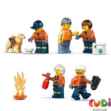 Конструткор Lego City Спасательный катер и вертолет береговой охраны (60504)