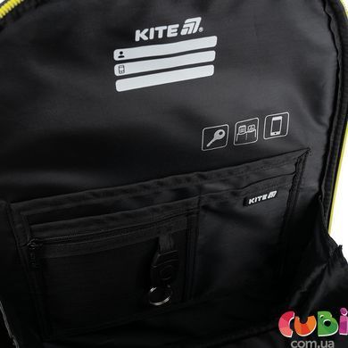 Рюкзак школьный каркасный Kite Education Batman DC25-556M, комбинированый