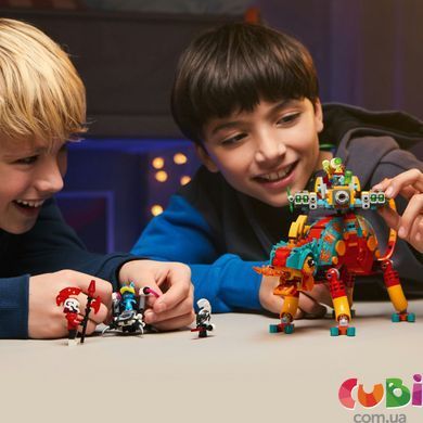 Конструктор Lego DREAMZzz Вогняний хамелеон Матео (71492), комбінований