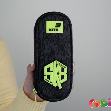Пенал Kite 599 SK8 (K26-599-6), Чорний