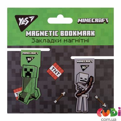 Магнитные закладки YES Minecraft, 2шт. (707828)
