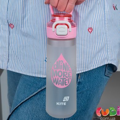 Пляшечка для води Kite, 760 мл, сіро-рожева (K25-1214-3)