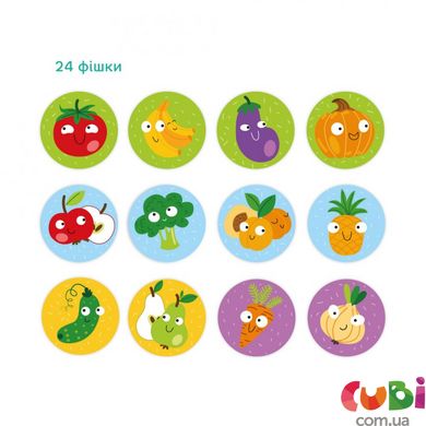 Гра-мини мемо Dodo Фрукты, овощи (300156)