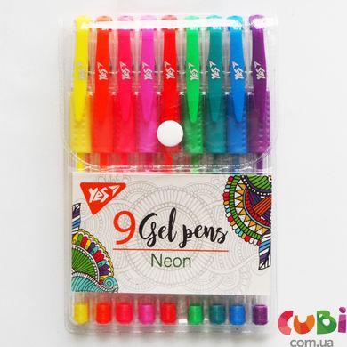 Набір гелевих ручок YES Neon 9 шт. ,420432