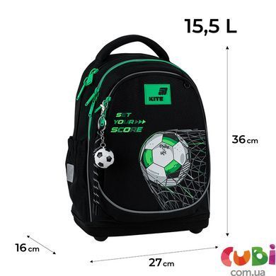 Рюкзак Kite Education 724 Football (K26-724S-3), Чорний