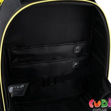 Рюкзак школьный каркасный Kite Education Batman DC25-556M, комбинированый