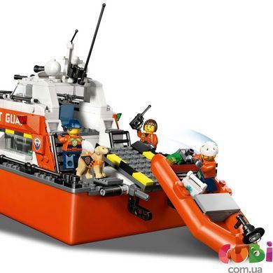 Конструткор Lego City Спасательный катер и вертолет береговой охраны (60504)