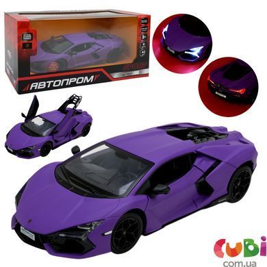 Игрушка Машина металлическая АВТОПРОМ арт. 68200A(P) 1:24 Lamborghini Revuelto, батарь, свет, Різнобарвний