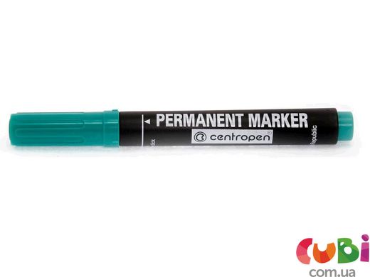 Маркер Permanent 2,5 мм круглый зеленый (8566)