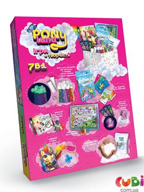 Креативное творчество DANKO TOYS Pony Land 7в1 (PL-01-01U)