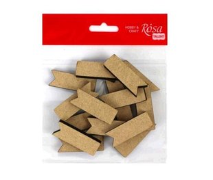 Міні-заготовка дерев'яна ROSA TALENT Тег №1 МДФ 4,7х1,7 см (2809068)