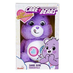 М'яка іграшка ведмідь Care Bears. Фіолетовий, 35 см, 0 міс+ (6305878005)
