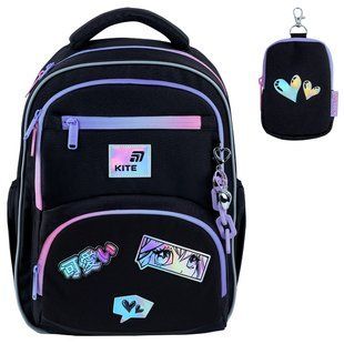 Школьный рюкзак Kite Education Anime Dream (K26-773M-2), Чорний
