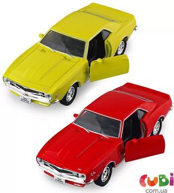 Автомодель - Chevrolet Camaro Z28 1968 (красный, желтый) (250384W), комбинированый