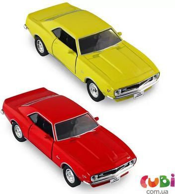 Автомодель - Chevrolet Camaro Z28 1968 (красный, желтый) (250384W), комбинированый