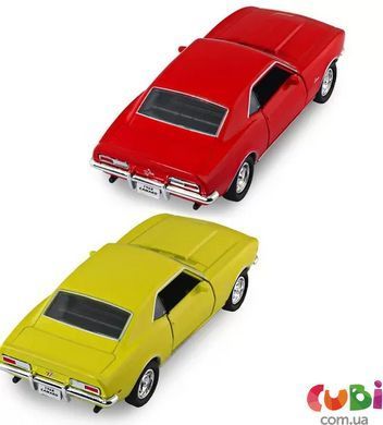 Автомодель - Chevrolet Camaro Z28 1968 (красный, желтый) (250384W), комбинированый