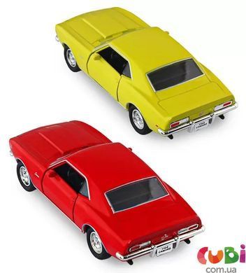 Автомодель - Chevrolet Camaro Z28 1968 (красный, желтый) (250384W), комбинированый