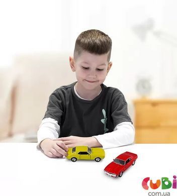 Автомодель - Chevrolet Camaro Z28 1968 (красный, желтый) (250384W), комбинированый
