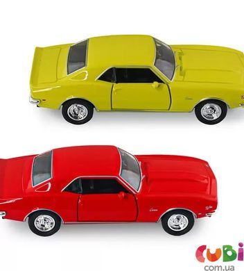 Автомодель - Chevrolet Camaro Z28 1968 (красный, желтый) (250384W), комбинированый