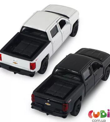 Автомодель - CHEVROLET SILVERADO 2017 (перламутрово-білий, чорний), комбінований