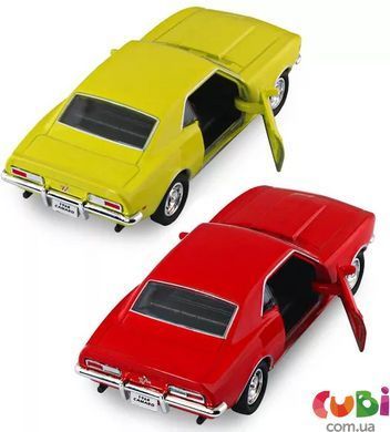 Автомодель - Chevrolet Camaro Z28 1968 (красный, желтый) (250384W), комбинированый