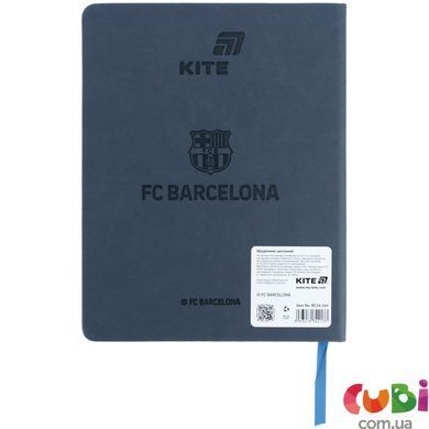 Щоденник шкільний Kite FC Barcelona (BC26-264), тверда обкладинка, PU