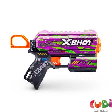 Оружие игрушечное быстрострельный бластер X-SHOT Skins Flux Crucifer (8 патронов), 36516J