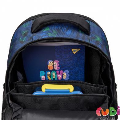 Школьный рюкзак YES S-111 Football Gamer (550106), комбинированый