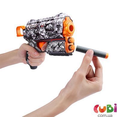 Швидкострільний бластер X-SHOT Skins Flux Illustrate (8 патронів), 36516D
