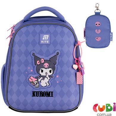 Школьный набор Kite Education Kuromi SET_HK25-555S-2 (рюкзак, пенал, сумка), комбинированый