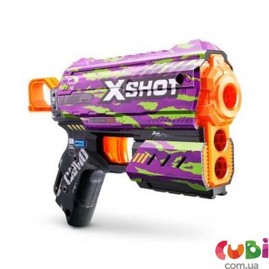 Оружие игрушечное быстрострельный бластер X-SHOT Skins Flux Crucifer (8 патронов), 36516J