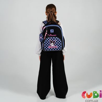 Рюкзак школьный каркасный Kite Education Kuromi HK25-556M, комбинированый