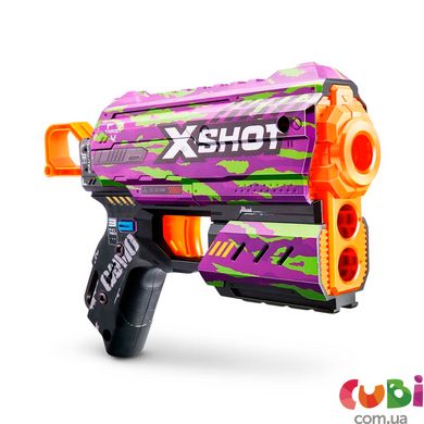 Оружие игрушечное быстрострельный бластер X-SHOT Skins Flux Crucifer (8 патронов), 36516J