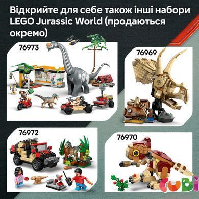 Конструктор Lego Jurassic World Повітряна місія зі спинозавром і кетцалькоатлем (76976), комбінований