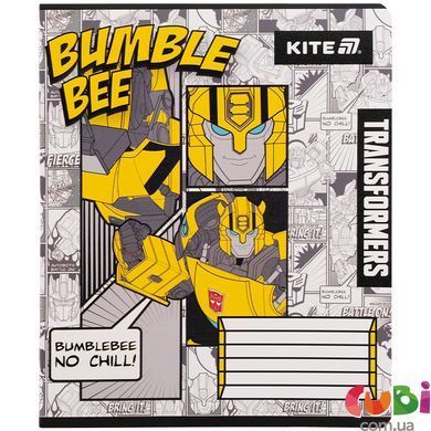 Зошит шкільний Kite Transformers TF25-232, 12 аркушів, клітинка