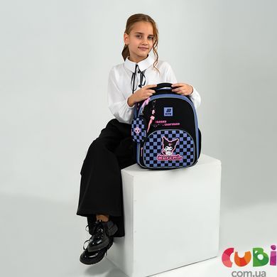 Рюкзак школьный каркасный Kite Education Kuromi HK25-556M, комбинированый