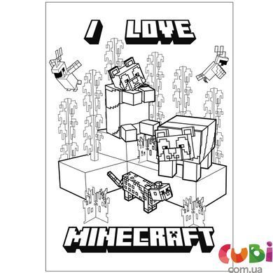 Раскраска Yes Minecraft А4 12 стр.