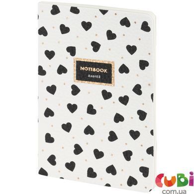 Книга записная A6, 60 листов ячейка, Black&White (8711-7-a)