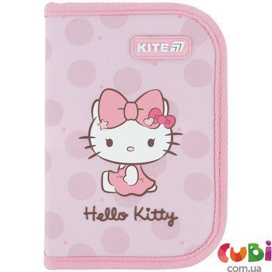 Пенал Kite 1 отделение, 1 отворот, без наполнения 621 HK-1 (HK26-621-1), Розовый