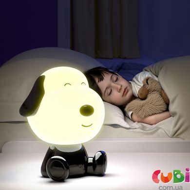 Світильник-нічник LED з акумулятором Doggy, чорно-білий