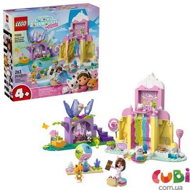 Конструктор Lego Gabby's Dollhouse Гора сладостей и сад Китти (11205)