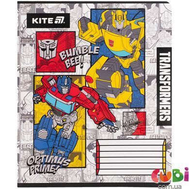 Зошит шкільний Kite Transformers TF25-232, 12 аркушів, клітинка