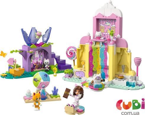 Конструктор Lego Gabby's Dollhouse Гора сладостей и сад Китти (11205)