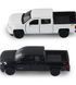 Автомодель - CHEVROLET SILVERADO 2017 (перламутрово-білий, чорний), комбінований