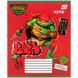 Зошит шкільний Kite Ninjia Turtles (NT26-235), 12 аркушів, коса лінія