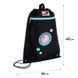 Сумка для взуття Kite 601M Pretty Kitty (K26-601M-38), Чорний
